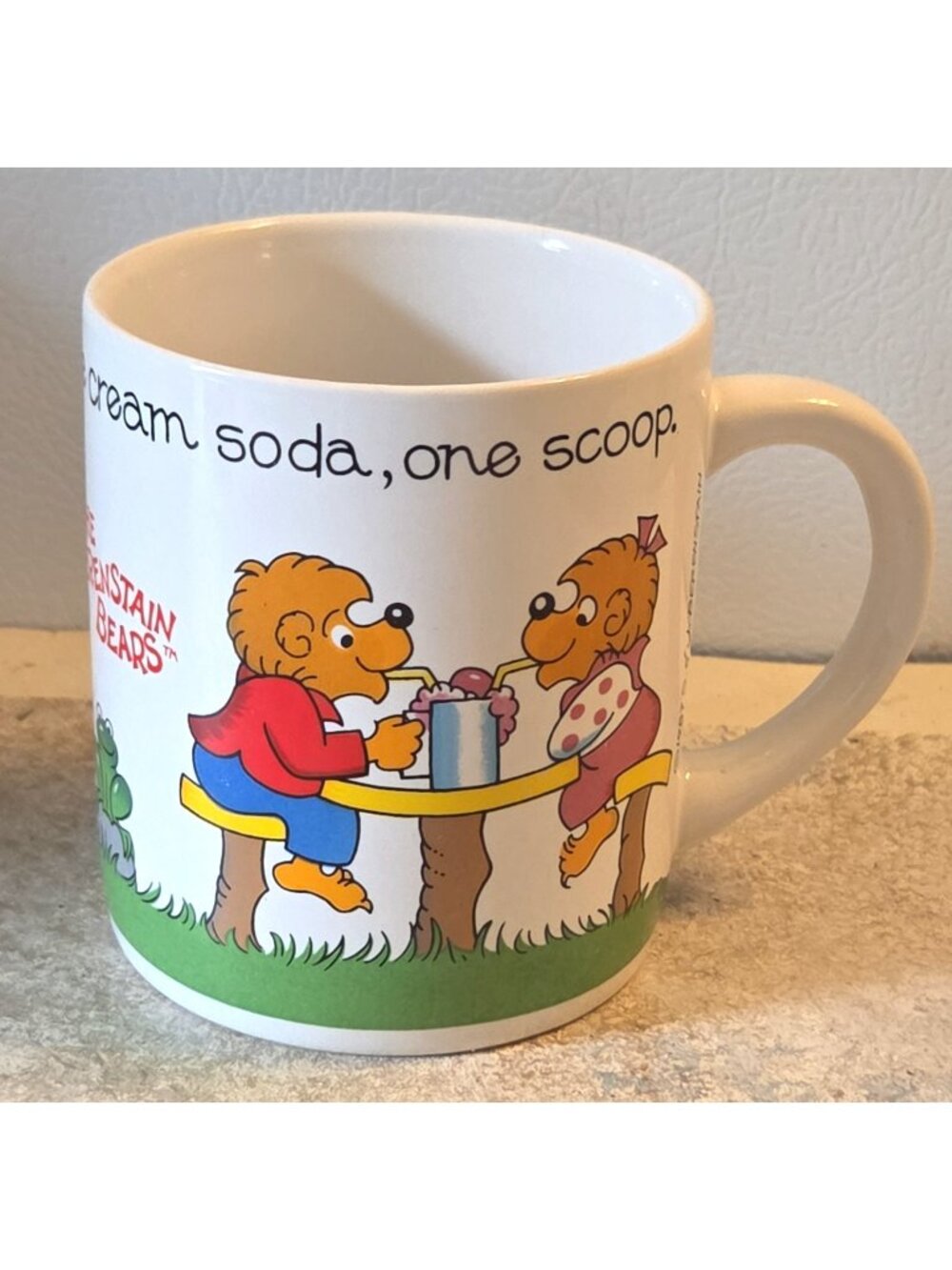The Berenstain Bears Coffee Mug Cocoa Vintage 1987 Princess House